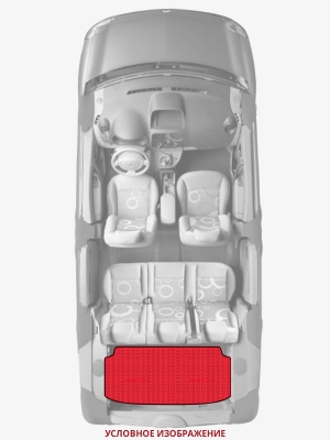 ЭВА коврики «Queen Lux» багажник для Skoda Superb